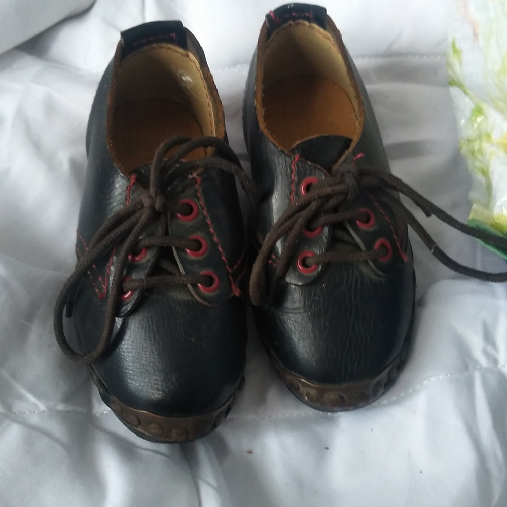 1920s lil baby girls leather shoes